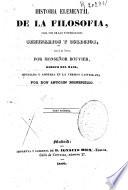 Historia elemental de la filosofía para uso de las universidades, seminarios y colegios
