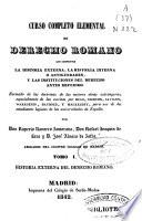 Historia externa del Derecho Romano