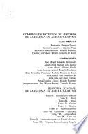 Historia general de la Iglesia en América Latina: Introducción general a la historia de la Iglesia en América latina