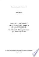 Historia lingüística de la Península Ibérica en la antigüedad