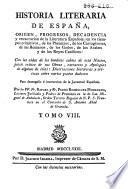 Historia literaria de España