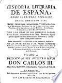 Historia literaria de España, por R. y P. Rodriguez Mohedano. [With] Apologia del tomo 5