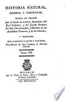 Historia natural, general y particular