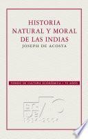 Historia natural y moral de las Indias