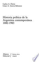 Historia política de la Argentina contemporánea, 1880-1983