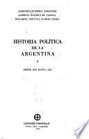 Historia política de la Argentina: Desde 1816 hasta 1862