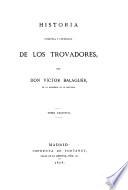 Historia política y literaria de los trovadores