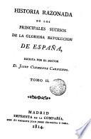 Historia razonada de la gloriosa Revoluciòn de España, 2