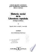 Historia social de la literatura española (en lengua castellana)