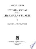 Historia social de la literatura y el arte