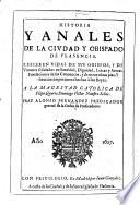 Historia y Anales de la Cindad y Obispado de Plasencia, etc
