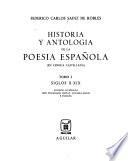 Historia y antología de la poesía española (en lengua castellana )