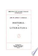 Historia y literatura