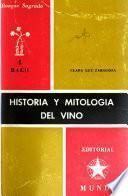 Historia y mitología del vino