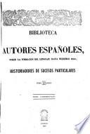 Historiadores de sucesos particulares