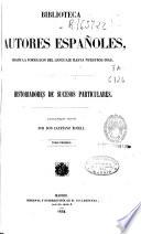 Historiadores de sucesos particulares