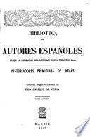 Historiadores primitivos de Indias