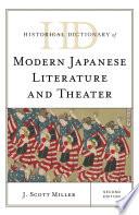 Historical Dictionary of Modern Japanese Literature and Theater