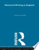 Historical Writing in England