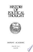 History of Political Thought