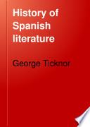 History of Spanish Literature
