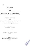 History of the Town of Marlborough