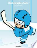 Hockey sobre hielo libro para colorear 1