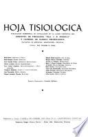 Hoja tisiologica