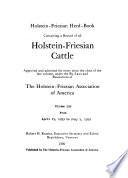 Holstein-Friesian Herd Book