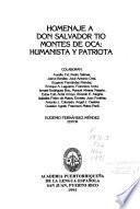 Homenaje a don Salvador Tió Montes de Oca