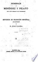 Homenaje á Menéndez y Pelayo en el año vigésimo de su profesorado