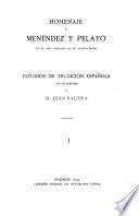 Homenaje á Menéndez y Pelayo en el año vigésimo de su profesorado