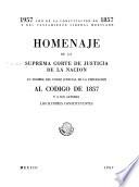 Homenaje de la Suprema Corte de Justicia de la Nación