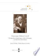 Homenatge a Roberto Corcoll. Perspectives hispàniques sobre la llengua i la literatura alemanyes