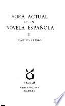 Hora actual de la novela española