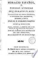 Horacio español, o Poesias lyricas de Q. Horacio Flacco