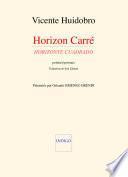 Horizon carré : poèmes