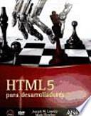 HTML5 para desarrolladores