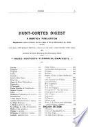 Hunt-Cortes Digest