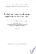 Hydrologie des roches fissurées
