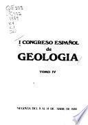I Congreso Español de Geología