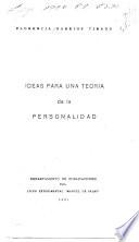 Ideas para una teoría de la personalidad