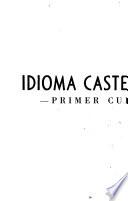 Idioma castellano