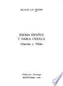 Idioma español y habla criolla