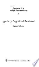 Iglesia y seguridad nacional