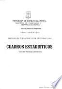 II censo de población y II de viviendas 1.994: Cuadros estadísticos. t. 1. Total país. t. 3. Provincias continentales (3 v.)