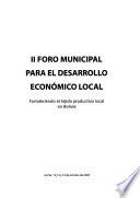 II Foro Municipal para el Desarrollo Económico Local