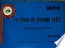 III censo de vivienda, 1982