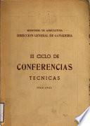 III Ciclo de conferencias técnicas 1964-1965