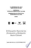 III Encuentro Nacional de Promoción y Animación Socio-Cultural
